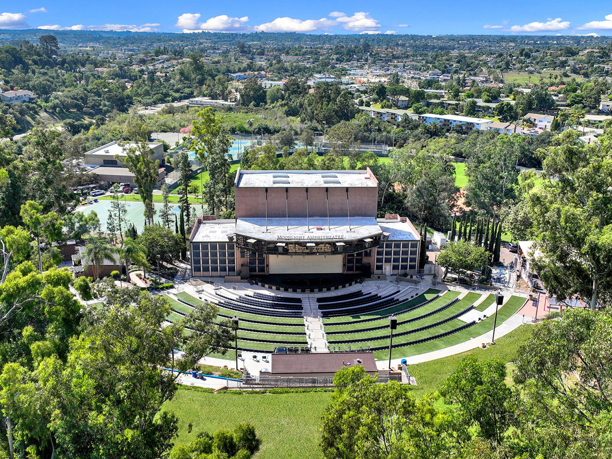 This image displays photo of the Picnic at the Amphitheater with family and friends