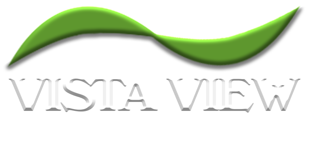 This image displays the Vista View Apartments Logo